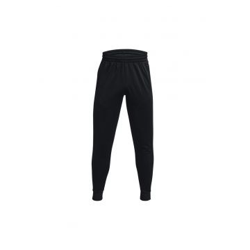 Pantaloni sport pentru barbati -  Poliester - Negru -