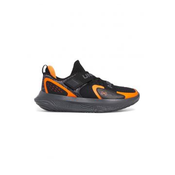 Pantofi slip-on pentru baschet Flow FUTR X 4 - Negru/Portocaliu