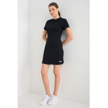Rochie de zi -  neagra - poliester