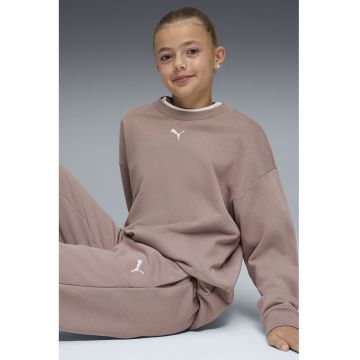 Trening lejer cu maneci cazute - Roz prafuit