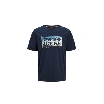 Tricou JACK &JONES Colton Photoprint 43750 - Albastru inchis