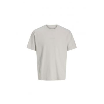 Tricou JACK &JONES Costance Minimal Text 48859 - Gri deschis