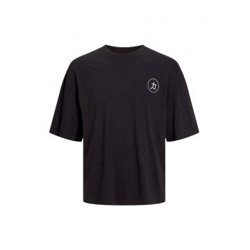 Tricou JACK &JONES Dragon Back Print 40875 - Negru