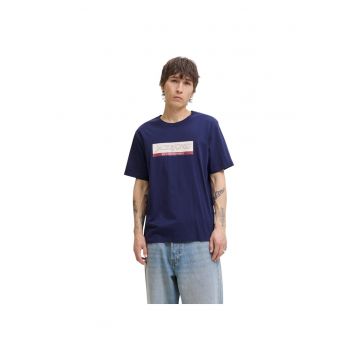 Tricou JACK &JONES Inwood Block Branding 50185 - Albastru