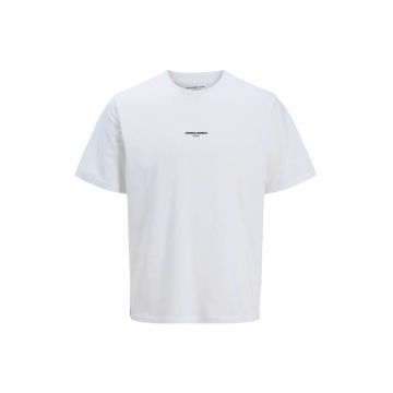Tricou JACK &JONES Lido AOP Back Print 43765 - Alb