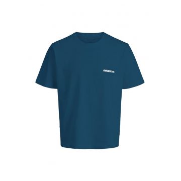 Tricou JACK &JONES Union Back Print PLS 47460 - Albastru