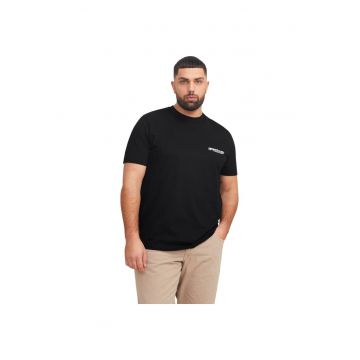 Tricou JACK &JONES Union Back Print PLS Negru 47452 - Negru