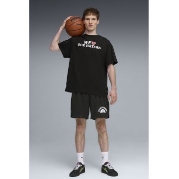 Tricou supradimensionat pentru baschet Out The Mail - Negru