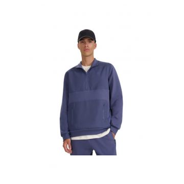 Bluza  cu fermoar 1/2 - mov - barbati - sport - stil de viata