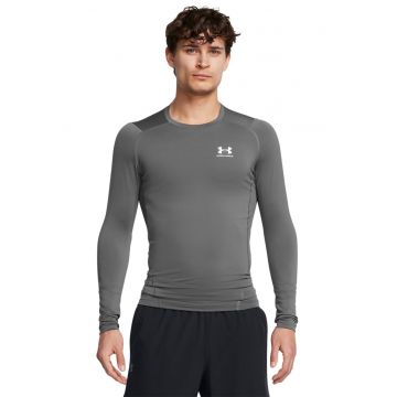 Bluza de compresie pentru fitness HeatGear® - Gri