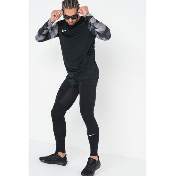 Bluza slim fit cu tehnologie Dri-Fit - pentru fotbal - Negru/Alb optic