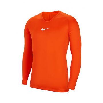 Bluza slim fit cu tehnologie Dri Fit si logo - Portocaliu