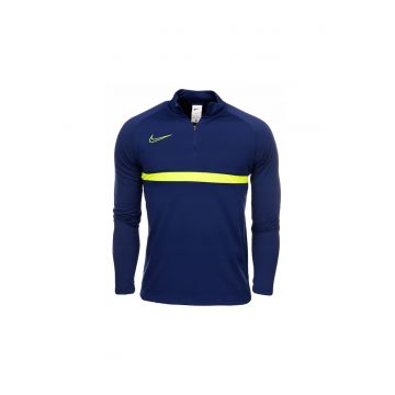 Bluza sport cu fermoar scurt  Poliester - Bleumarin/Verde - Verde/Bleumarin