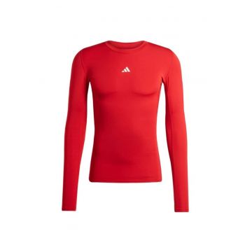 Bluza sport pentru barbati -  Techfit - cu maneca lunga - rosu