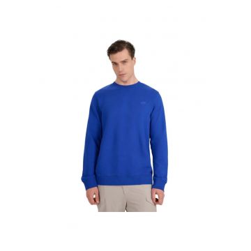 Bluza  stil de viata - albastru - fara gluga