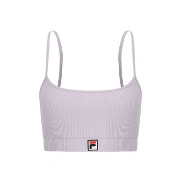 Bustiera sport  bretele subtiri - material mixt - Lila