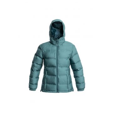 Geaca matlasata cu gluga  Katla - eco-friendly - reflectorizanta - marin -