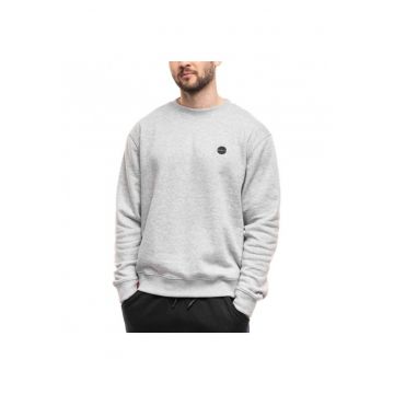 Hanorac  barbatesc - gri/argintiu - fara gluga - fara fermoar