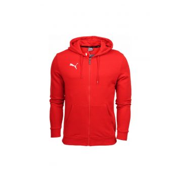 Hanorac sport cu fermoar  Bumbac/Poliester - Rosu - Rosu