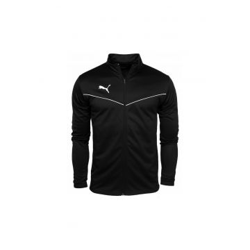 Hanorac sport cu fermoar  Poliester - Negru - Negru