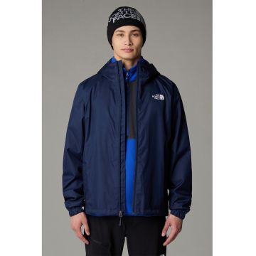 Jacheta cu gluga  - pentru drumetie Quest - Bleumarin