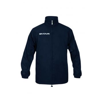 Jacheta de ploaie  Basico - bleumarin - nailon - gluga ascunsa -