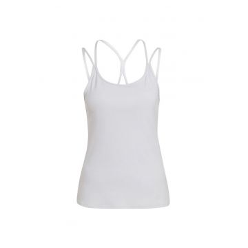 Maiou sport dama  studio - Poliester/Elastan - Alb