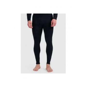 Pantaloni de schi barbati -  poliester - termoactivi - negru -