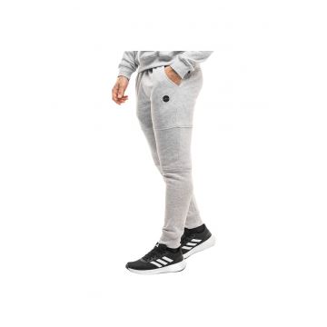 Pantaloni sport barbatesti  James - gri - bumbac - croiala confortabila