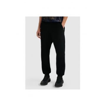 Pantaloni sport barbati - din poliester -  negri -