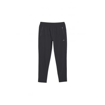 Pantaloni sport barbati  negri - uscare rapida - fibre sintetice/elastan