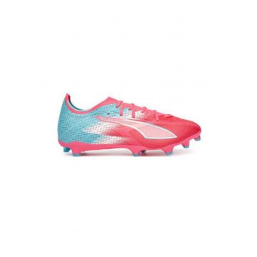 Pantofi de fotbal barbati -  material sintetic - albastru/roz