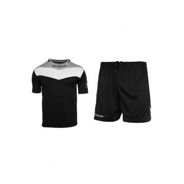 Set de sport -  Poliester - Marime 3XS - Negru/Gri