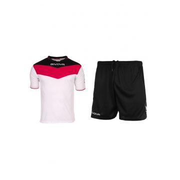 Set de sport -  Poliester - Marime 3XS - Rosu/Negru
