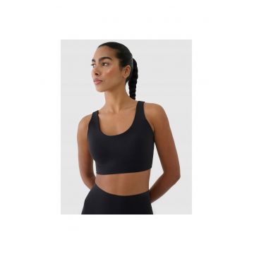 Sutien sport  elastan/sintetic - cu bretele groase - negru