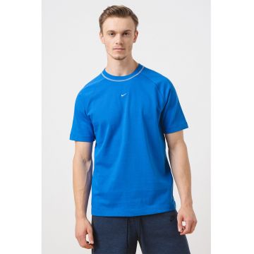 Tricou cu maneci raglan pentru fotbal Strike22 - Alb/Albastru royal