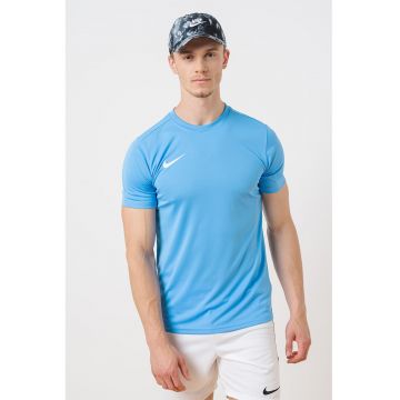 Tricou cu tehnologie Dri-Fit pentru fotbal - Albastru glaciar