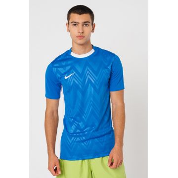 Tricou cu tehnologie Dri-FIT - pentru fotbal - Albastru royal/Alb optic