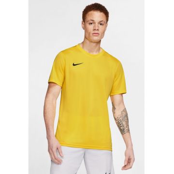 Tricou cu tehnologie Dri-Fit pentru fotbal - Galben sofran