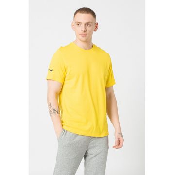 Tricou de bumbac pentru fotbal Park20 - Galben