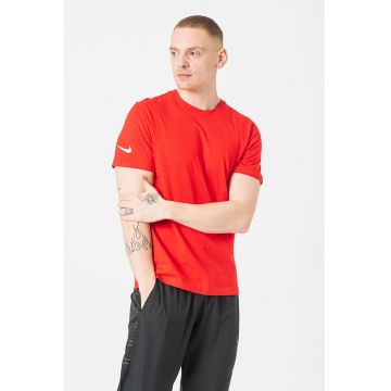 Tricou de bumbac pentru fotbal Park20 - Rosu vermillion