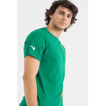 Tricou de bumbac pentru fotbal Park20 - Verde englez