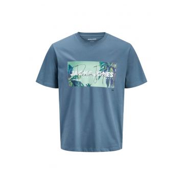 Tricou JACK &JONES Indiana SS PLS 59465 - Albastru