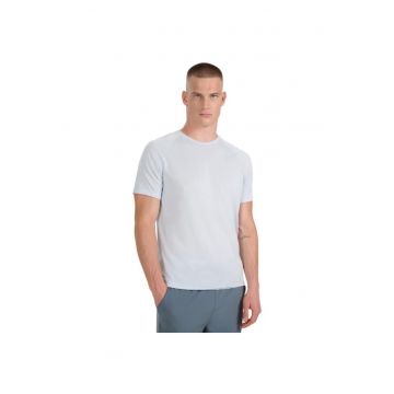 Tricou sport  antrenament - gri - maneca scurta