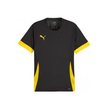 Tricouri sport barbati -  Teamgoal - negru-galben - maneca scurta