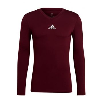 Bluza barbati pentru fotbal -  Poliester - Visiniu/Alb -