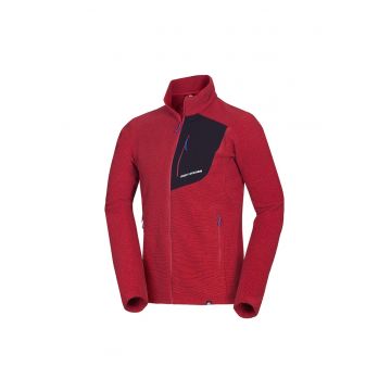 Bluza fleece melange barbati Trugberg - Rosu inchis
