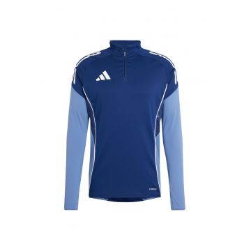 Bluza sport  Tiro 25 - bleumarin - poliester - guler ridicat - fermoar ½ - pentru antrenament barbati -