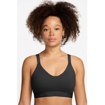 Bustiera cu bretele ajustabile si tehnologie Dri-Fit pentru fitness - Negru