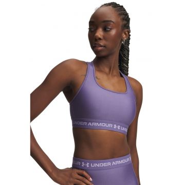 Bustiera cu bretele incrucisate pe spate si banda loo - Lila